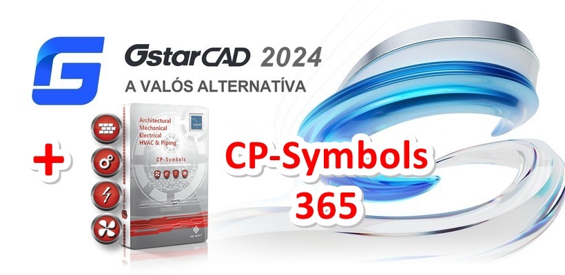 GstarCAD 2024 + CADprofi CP Symbols 365